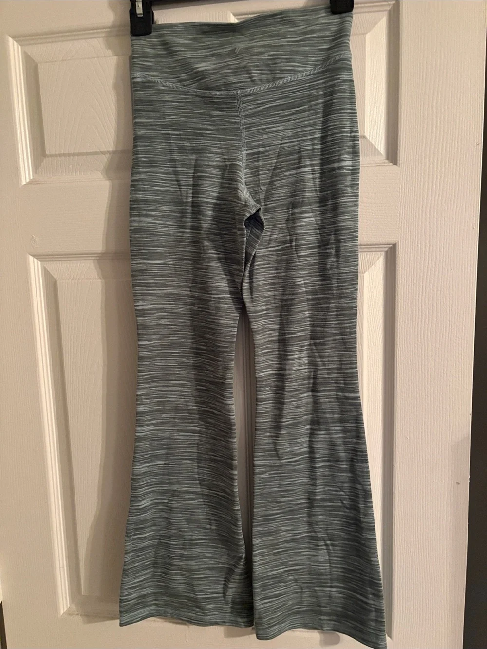 Girls Old Navy Wide-Leg Stretch Lounge Pants - Heathered Seafoam